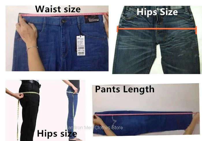 Distressed Extra Large Jeans For Men Stretch Denim Trousers 6XL 7XL 8XL Big Plus Size Mens Ripped Pants 160KG Male Elastic Jean