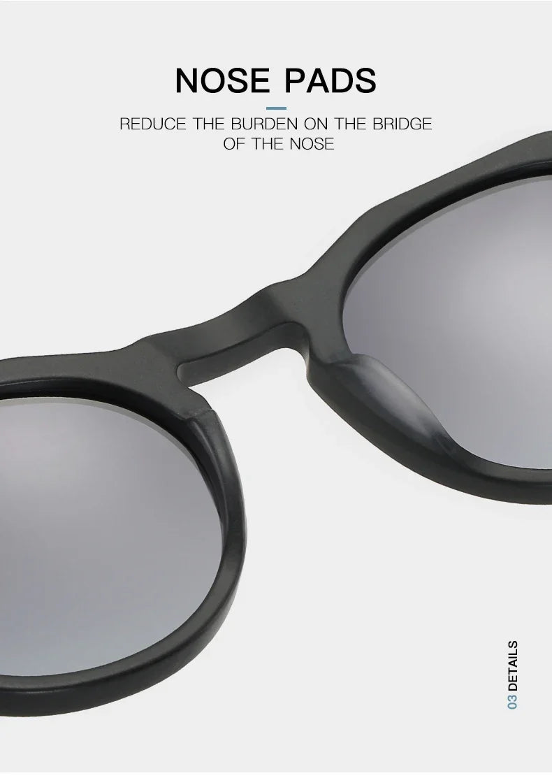 Fashion Acetate Polarized Sunglasses Round Vintage  Shade UV400 New Men/Women Retro Sun Glasses 600001S