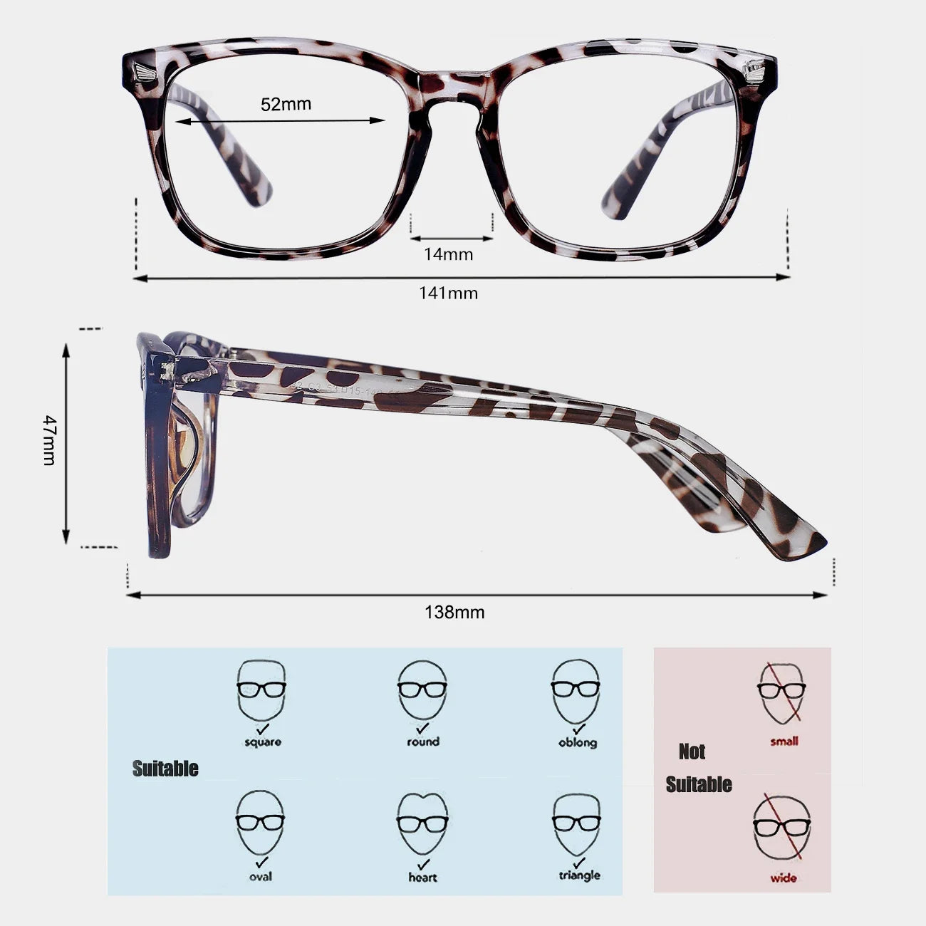 Blue Light Blocking Glasses,Computer Reading/Gaming/TV/Phones Glasses for Women Men 6001
