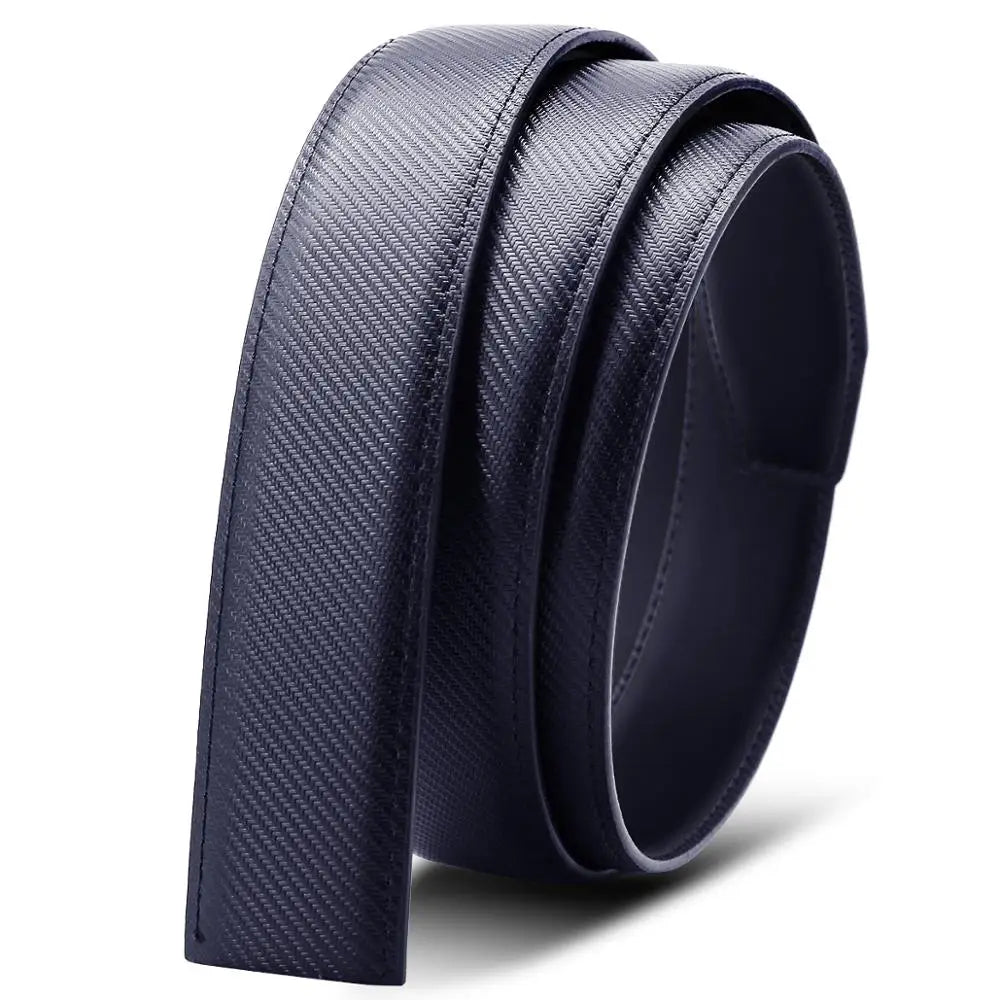 Multicolor Genuine Leather Men's Belts Fashion Business Automatic Buckle Straps Ratchet Cow Leather Waistband 3.5cm Width