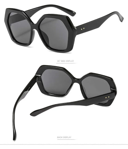 Butterfly Oversize Sunglasses Women Fashion Design Big Eyewear Shades for Ladies Uv400 Travel Sun Glasses