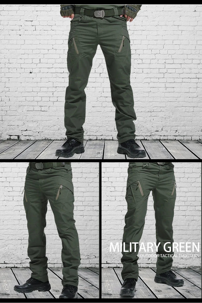 2024 New Mens Casual Tactical Pants Multiple Pocket Elasticity Outdoor Quick Dry Tacitcal Trousers Men Slim Fat Cargo Pant 5XL