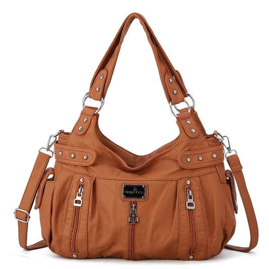 Winter Fashion Shoulder Bag for Women Soft PU Crossbody Handbg Large Capacity Messenger Bag Hobos Big Purse