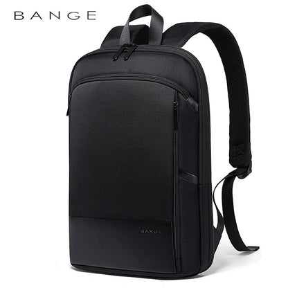 Slim Men Business Expandable Waterproof 15.6" Laptop Backpack Fashion Male Travel Light Scalable Shoulder Bags for Men