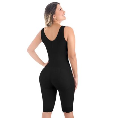 Colombianas Compression Fabric Abdominal Control Adjustable Shoulder Clasps And Buttock Butt Lifter Slimming Body Shaper