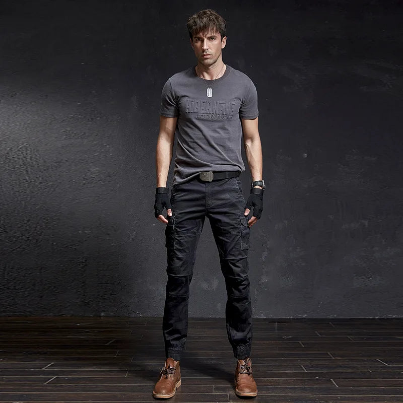 New Men Fashion Military Cargo Pants Slim Regualr Straight Fit Cotton Multi Color Camouflage Green Yellow FSN692