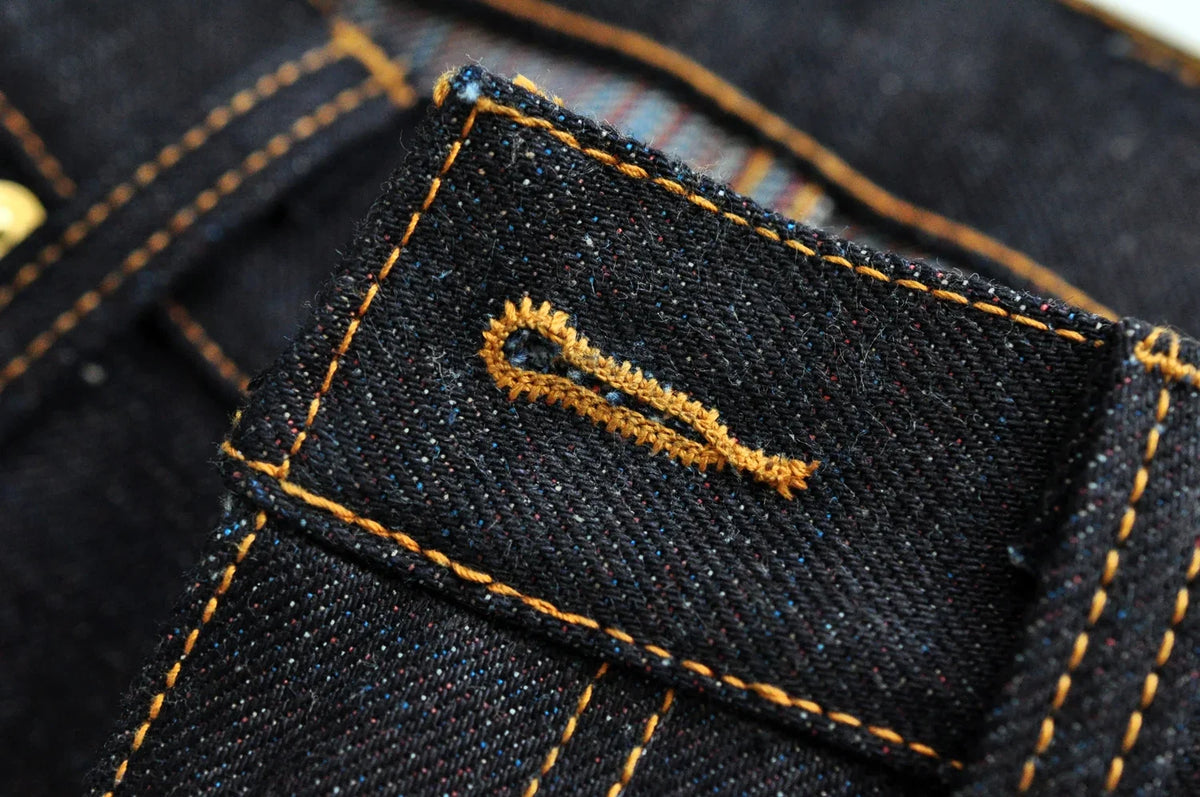 Mens Jeans 21 Oz Rainbow Selvedge Denim Vintage Raw Jeans for Men Sanforized Unwashed Heavyv Denim Jeans