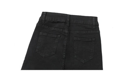 Women Jeans Retro High Waist Stretch Pencil Denim Pants Elastic for Woman Female Trousers Autumn Winter Ladies