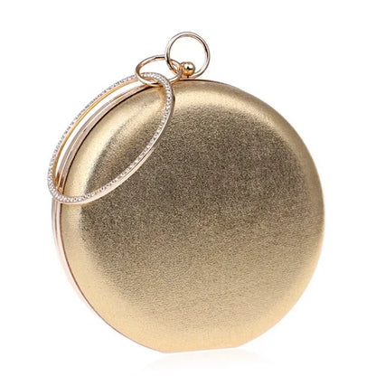 Women Evening Bags Rhinestones Small Day Clutch Shoulder Chain Ball Design Party Wedding Handbags For Female Purse