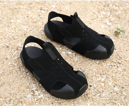 Children Functional Sandals Kids Fashion Airplane Shoes Summer New Baby Beach Shoes  Boys and Girls Cool Barefoot Sandals