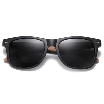 Handmade Walnut Wooden Eyewear Polarized Mirror Sunglasses Men Women Vintage Design Oculos De Sol Masculino UV400 Paper Box