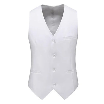Royal Blue Vest Waistcoat Men's Brand New Slim-Fit V Neck Dress Vests Mens Formal Business Wedding Tuxedo Chaleco Hombre 6xl