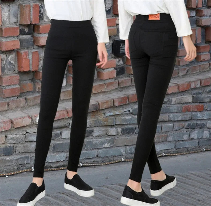 Women Stretchy Black Pants Fashion  Super Comfy Stretch Denim 5 Pocket Pants Butt Lift Yoga XS 2XL 3XL Petite to Plus Size