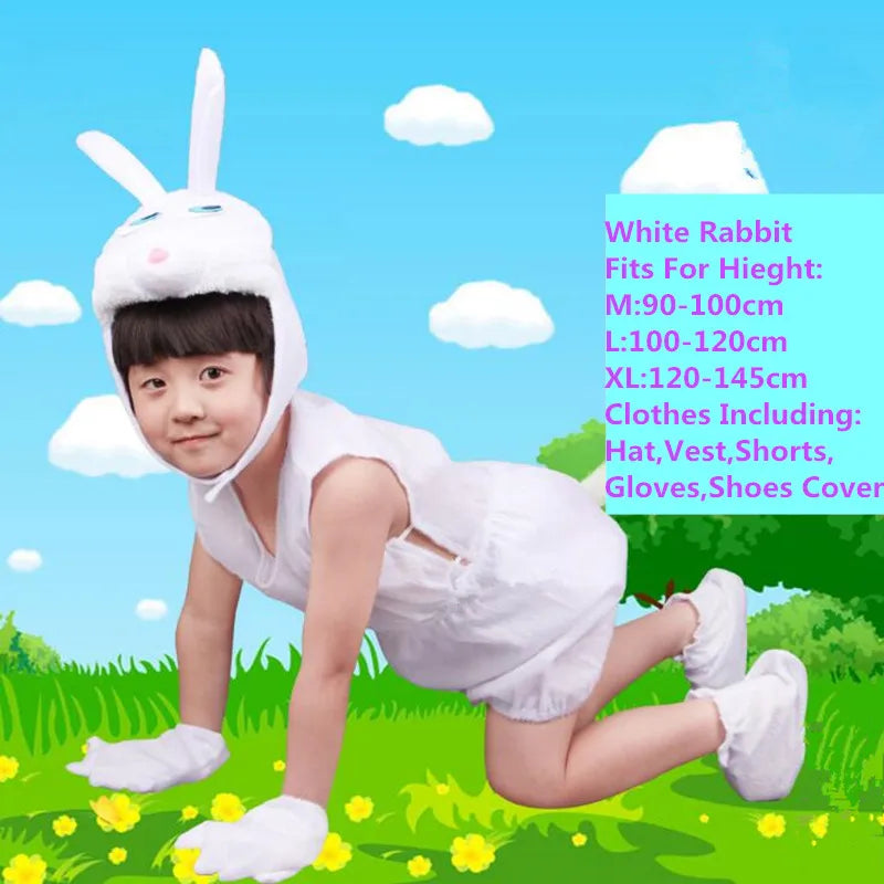 Cute Multiple Animal Costume Children Kids Boys Girls Summer Short Cosplay Costumes  Carnival Party Dress Halloween