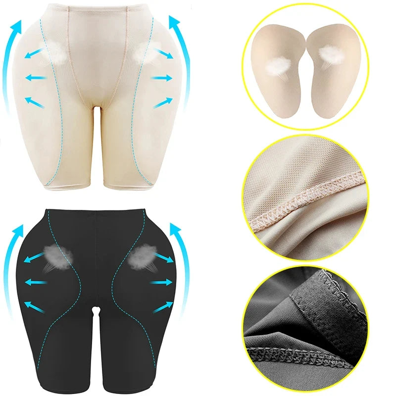 Butt Lifter Shapewear Women  Waist Tummy Control Body Shaper Underwear Pad Panties Fake Buttocks Lingerie Thigh Slimmer