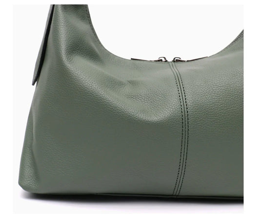 SC Luxury Women Cowhide Crossbody Bag Large Casual Shoulder Purse Wide Strap Handbag Female Daily 100% Genuine Leather Hobo Sack