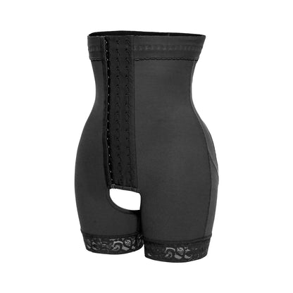 Women Body Sculpt Shaper High Waist Tummy Control Panties Butt Lifter Flat Tummy Pants Open Crotch Hips Enlargement Underwear