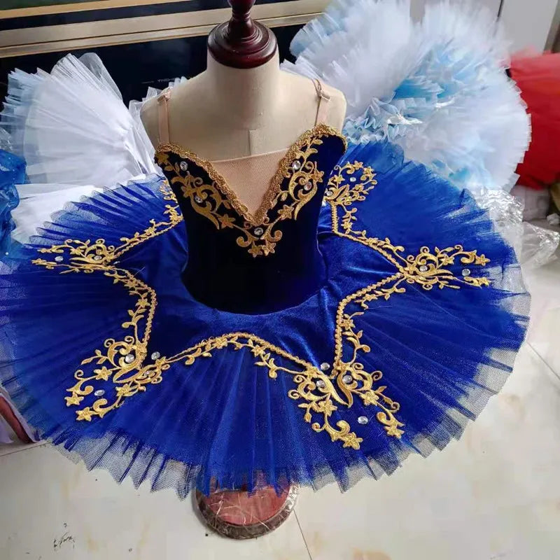 Professional Ballet Tutu Dress For Girls Adult Women Platter Pancake Tutu Ballerina Party Dress Dance Costumes Ballet Skirts