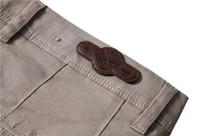 Casual Cotton Men Trousers Solid Color Slim Fit Men's Pants New Spring Autumn High Quality Classic Business Pants Men