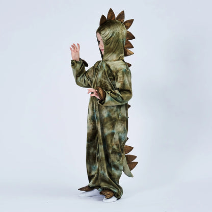 2-8Y Toddler Kids Child Dinosaur T-Rex Costume Cosplay for Boys Halloween Purim Party Disfraz Fantasia Dress Up Hoodie Jumpsuit