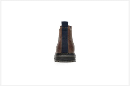 2025 Men Chelsea Boots New Winter Men Boots  Soft Leather Elastic Strap Ankle Boots Smart Formal Business Casual Man Shoes