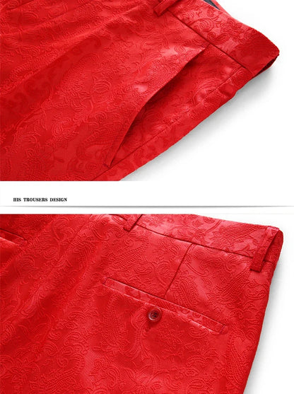 2026 Men Suit Pants, Business Office Trousers, White Black Red Pantalones Hombre Wedding Party Dress Pants Asian Sizes Slacks