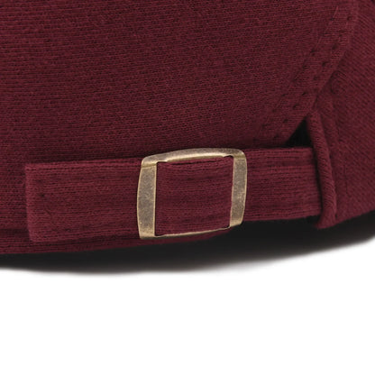 100% Cotton Men Black Flat Ivy Cap Soft Solid Color Gatsby Driving Cabbie Casual Hat Adjustable Newsboy Caps