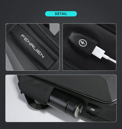 Brand Laptop Backpack Anti-theft Waterproof School Backpacks USB Charging Men Business Travel Bag Backpack New Design