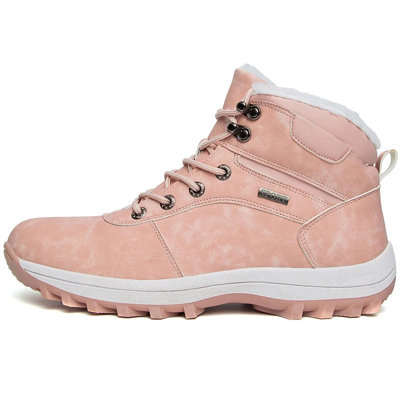 Winter Waterproof Men Boots Plush Super Warm Snow Boots for Men Sneakers Big Size 48 Men Ankle Boots Outdoor Shoes Botas Hombre