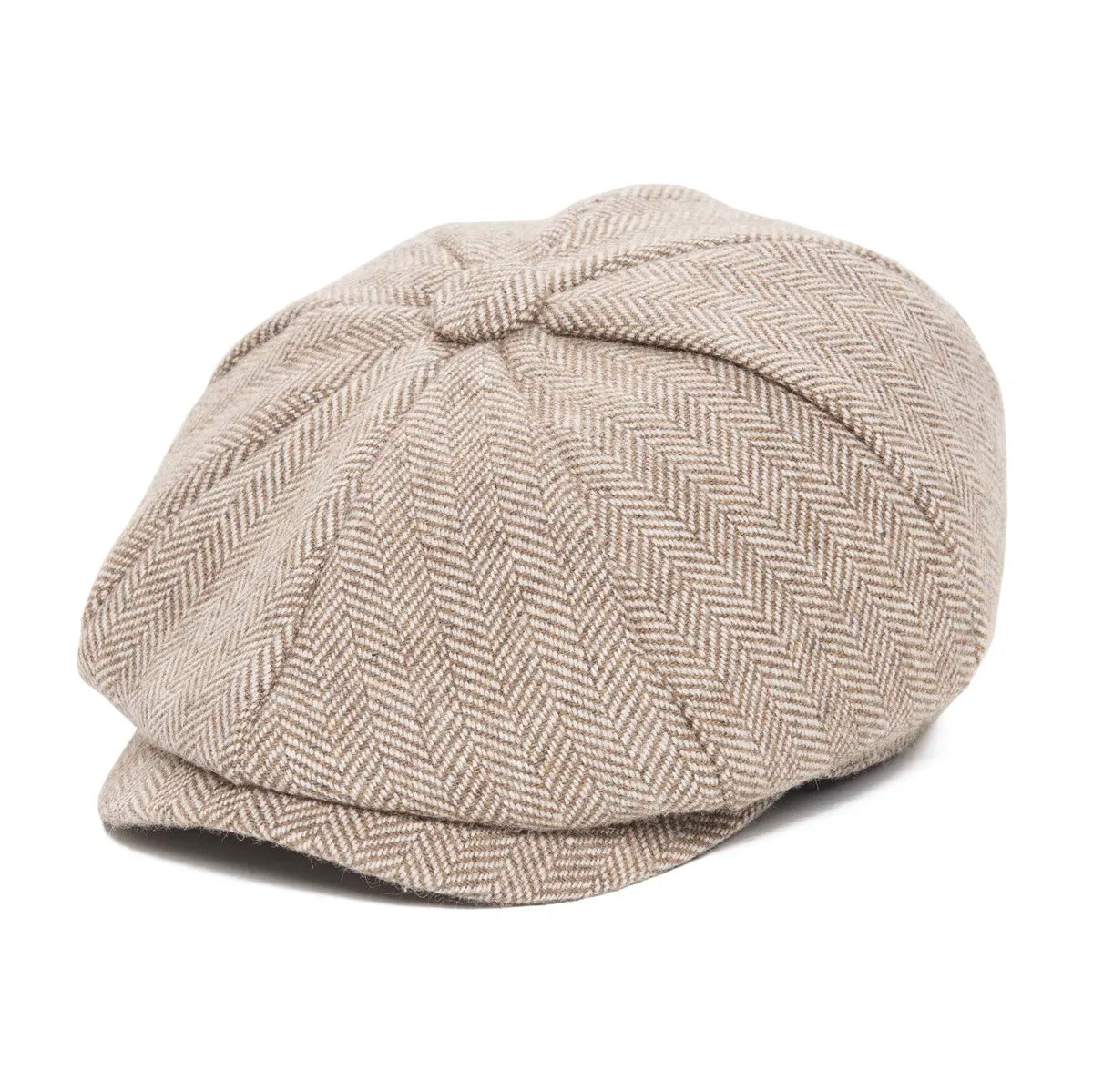 Kids Newsboy Caps Small Size Boy Woolen Tweed Flat Cap Herringbone Girl Infant Toddler Youth Beret Hat for Child