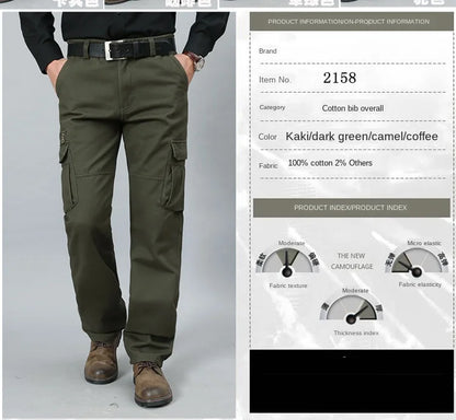Big Size 29- 44 46 48 Cargo Pants Men Straight Loose Work Tactical Mens Pants Mens Pants Militar Safari Men Trousers swat pants