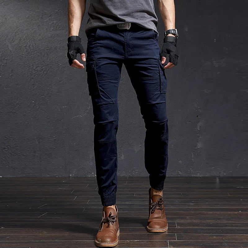 New Men Fashion Military Cargo Pants Slim Regualr Straight Fit Cotton Multi Color Camouflage Green Yellow FSN692
