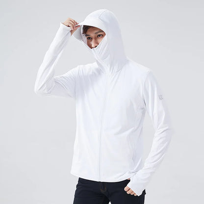 Summer UPF 50+ UV Sun Protection Skin Coats Men Ultra-Light Sportswear Hooded Outwear Men Windbreaker Casual Jackets