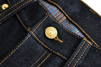 Mens Jeans 21 Oz Rainbow Selvedge Denim Vintage Raw Jeans for Men Sanforized Unwashed Heavyv Denim Jeans