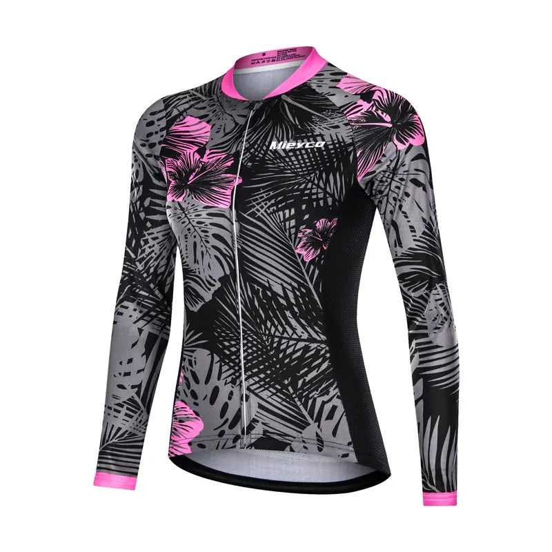 Pro Women Cycling Jersey Autumn MTB Bike Wear Bicycle Clothes Long Sleeve Womens Cycling Clothing Ropa De Ciclismo bike jersey