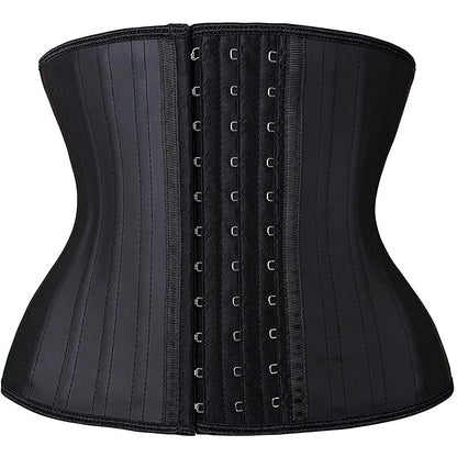 Short Torso Corset Waist Trainer Latex Body Shapewear Women Tummy Shaper Belly Sheath Sllimming Belt Modeling Strap Weight Loss