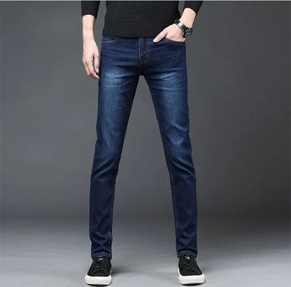 2026 autumn Slim Fit men Jeans Black Classic Fashion Denim Skinny Jeans Male spring men's casual High Quality Trousers