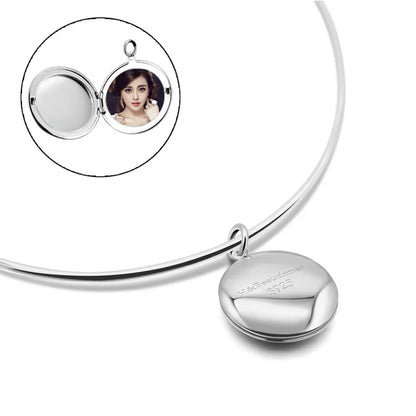 Vintage Simple 925 Sterling Silver Necklace Geometric Choker Shiny And Delicate Collarbone Chain For Women's Golden Jewellery