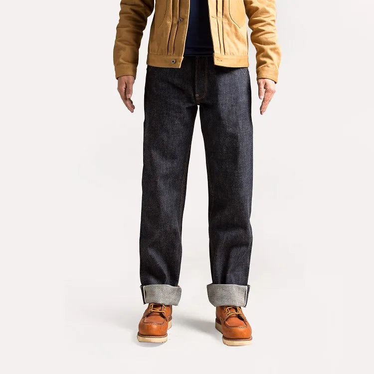 Read Description! Raw Indigo Selvage Unwashed Denim Pants Unsanforized  Jean 16.5oz 3 Choices For Fitting