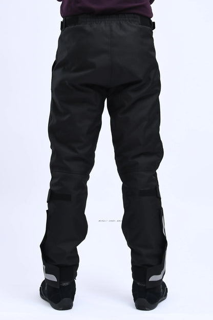 Wind-proof and warm-keeping equipment for motorcycle riding pants; fall-proof and quick-release pants in winter