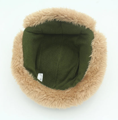 Toddler Boys Kids Fleece Trapper Sherpa Lined Windproof Winter Russian Hat with Large Flaps Warm Ski Hat