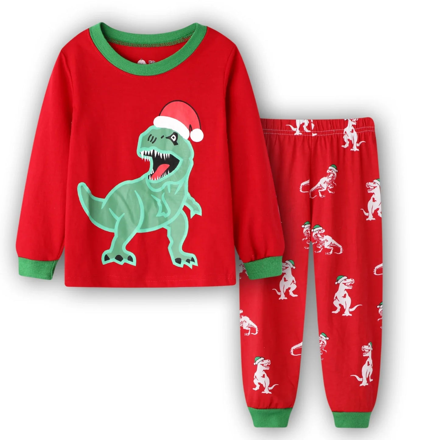 Digger Vehicle Baby Boys Clothes Suits 100% Cotton Children Pajamas Kids Sleepwear Sets Nightgown PJ'S Long Tees Shirts Pant Set