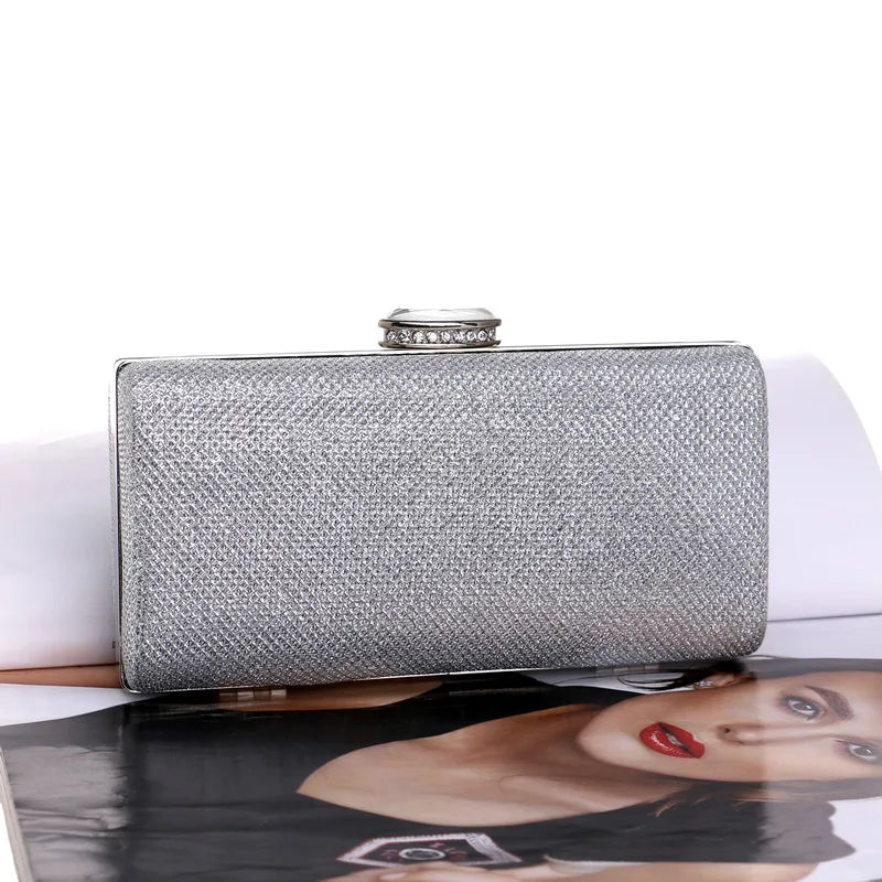 Women Evening Bags Rhinestones Small Day Clutch Shoulder Chain Ball Design Party Wedding Handbags For Female Purse