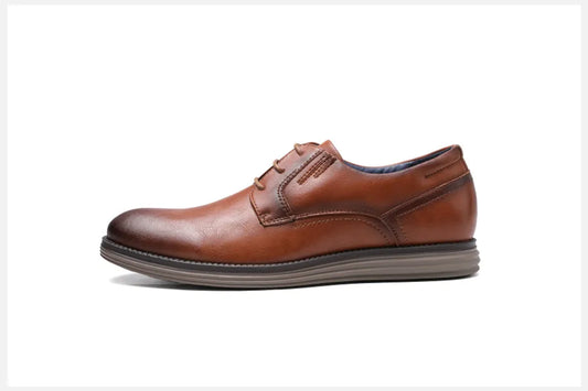 BHKH Male Sneakers Autumn/Winter traf Leather Men Casual Shoes Business Work Office Lace-up Dress shoes For Men Size47
