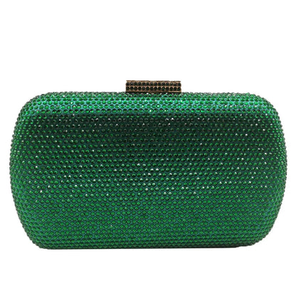 Burgundy Crystal Evening Bags and Clutches for Women Formal Party Rhinestone Handbags Wedding Clutch Purse