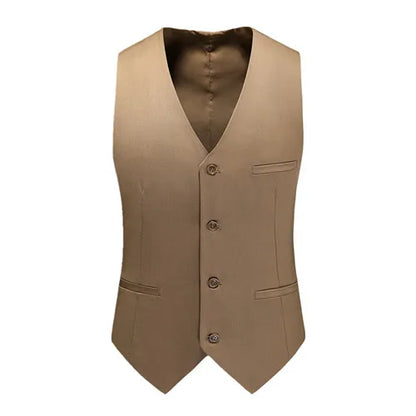 Royal Blue Vest Waistcoat Men's Brand New Slim-Fit V Neck Dress Vests Mens Formal Business Wedding Tuxedo Chaleco Hombre 6xl