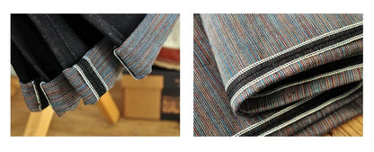 Mens Jeans 21 Oz Rainbow Selvedge Denim Vintage Raw Jeans for Men Sanforized Unwashed Heavyv Denim Jeans