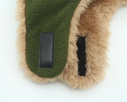 Toddler Boys Kids Fleece Trapper Sherpa Lined Windproof Winter Russian Hat with Large Flaps Warm Ski Hat