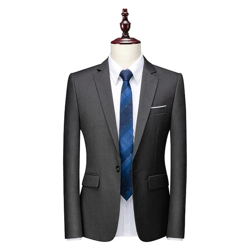 Bright Green Single Button Men's Blazer, Asian Size Slim Suit Jacket, Wedding Dress Coat, White and Black Tops.