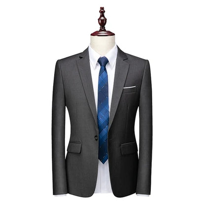 Bright Green Single Button Men's Blazer, Asian Size Slim Suit Jacket, Wedding Dress Coat, White and Black Tops.